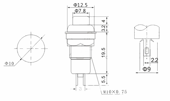 Metal Push Button Switch Safe Switch High Quality Switch